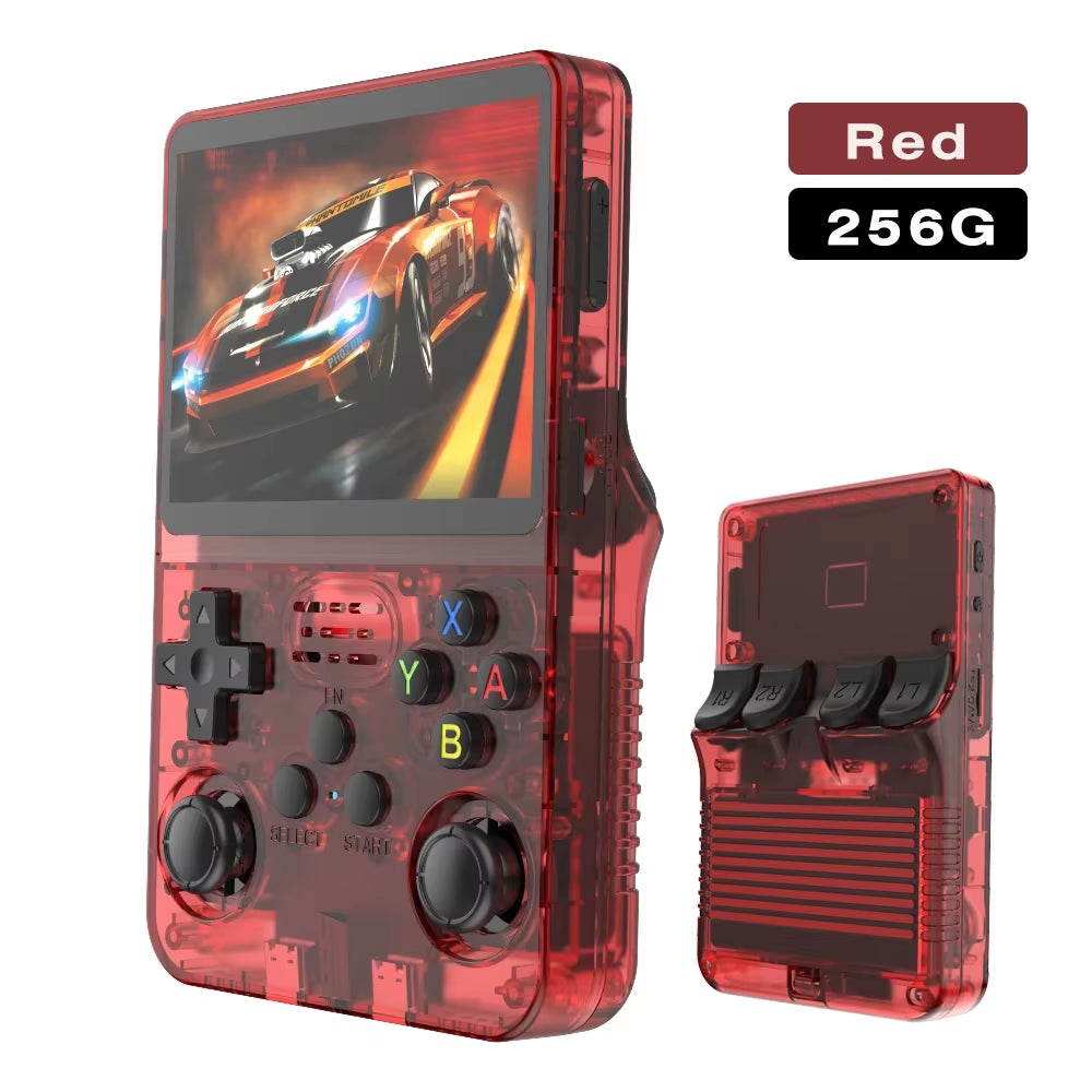 Unleash Nostalgia with the R36S Retro Handheld Game Console – 3.5 Inch IPS Screen & 64GB/128GB of Classic Gaming Awaits!