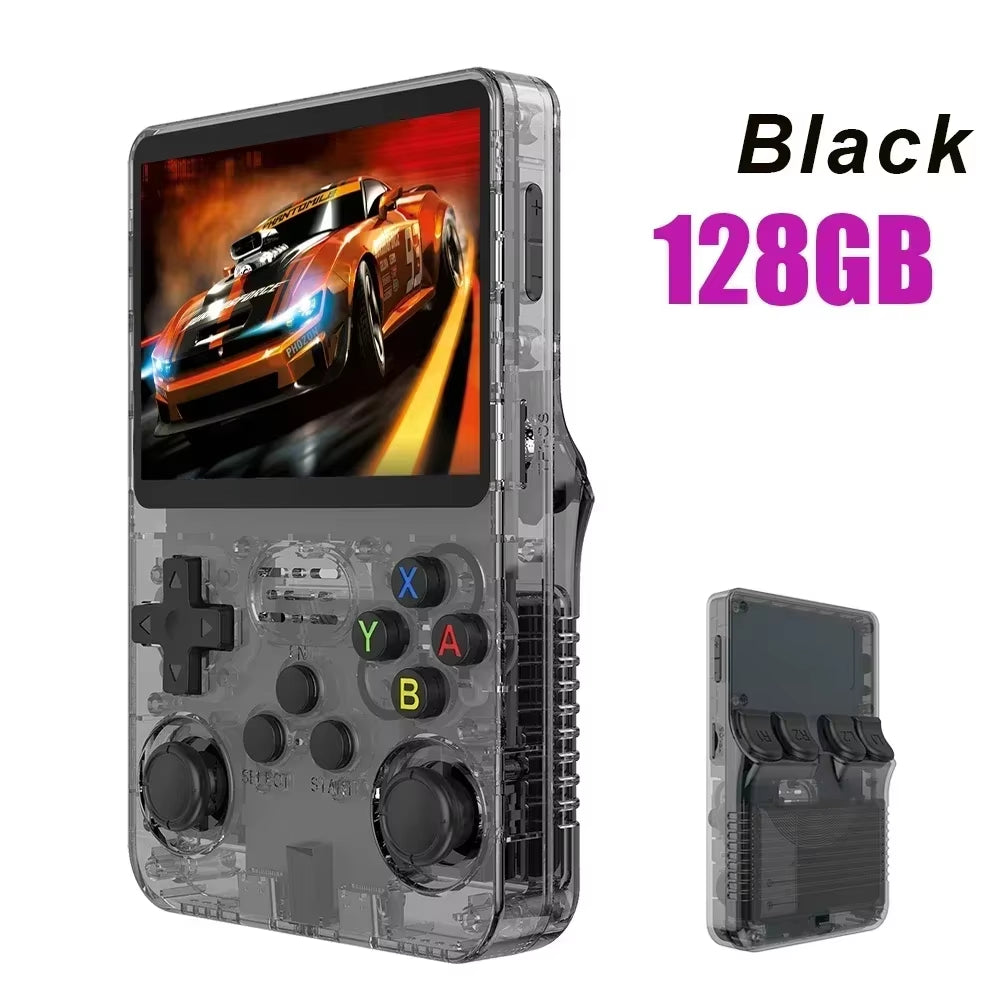 Unleash Nostalgia with the R36S Retro Handheld Game Console – 3.5 Inch IPS Screen & 64GB/128GB of Classic Gaming Awaits!