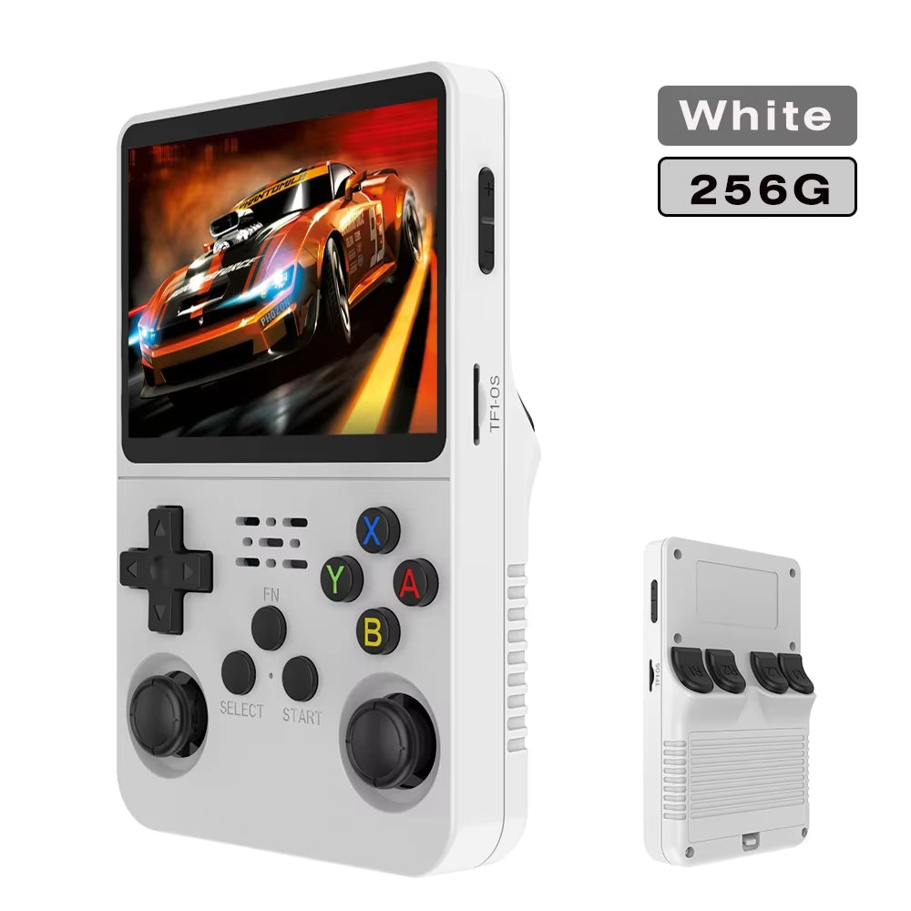 Unleash Nostalgia with the R36S Retro Handheld Game Console – 3.5 Inch IPS Screen & 64GB/128GB of Classic Gaming Awaits!