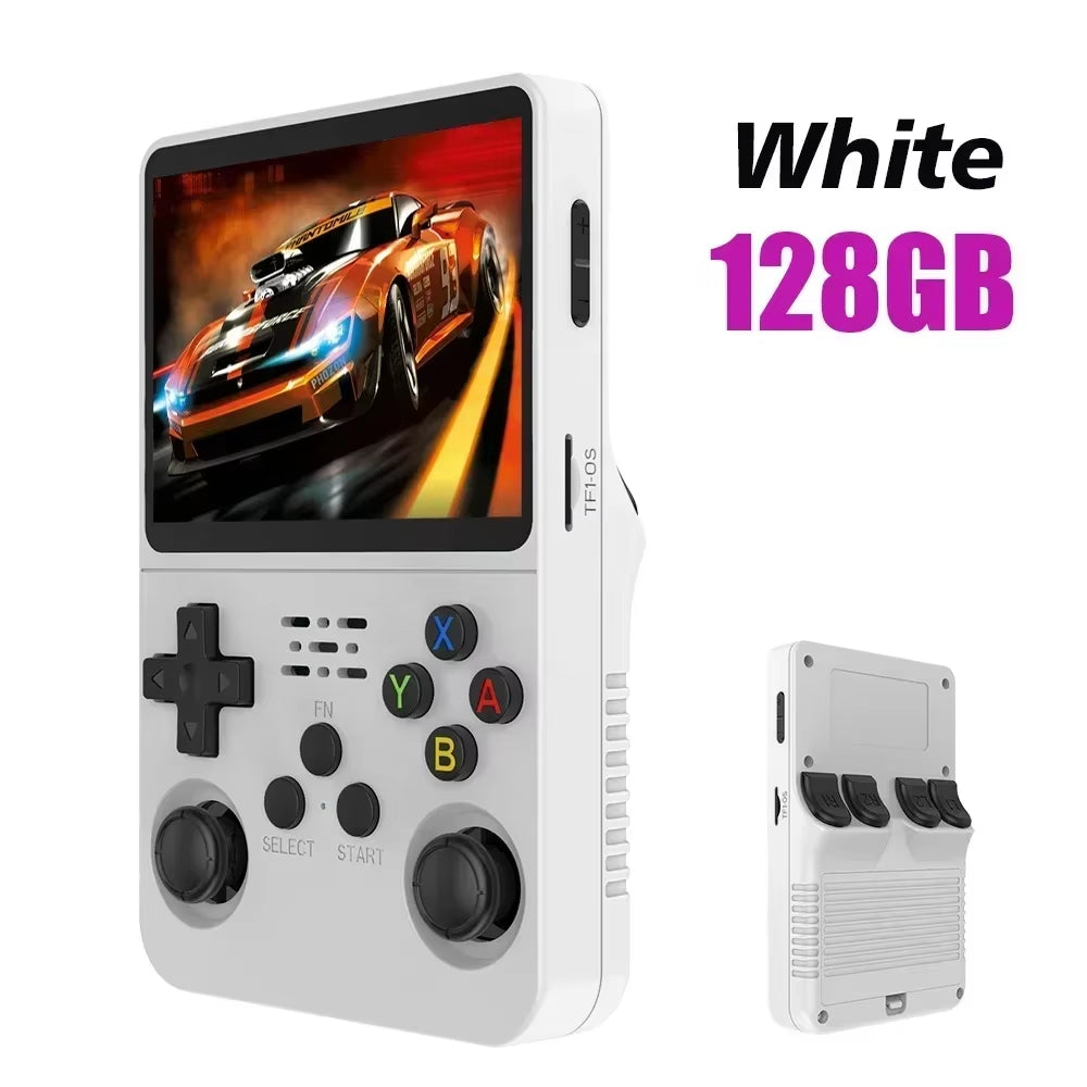 Unleash Nostalgia with the R36S Retro Handheld Game Console – 3.5 Inch IPS Screen & 64GB/128GB of Classic Gaming Awaits!