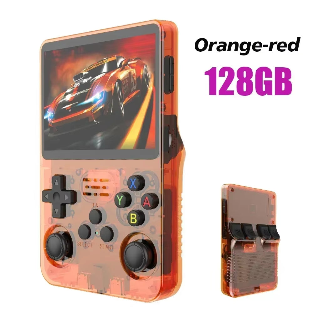 Unleash Nostalgia with the R36S Retro Handheld Game Console – 3.5 Inch IPS Screen & 64GB/128GB of Classic Gaming Awaits!
