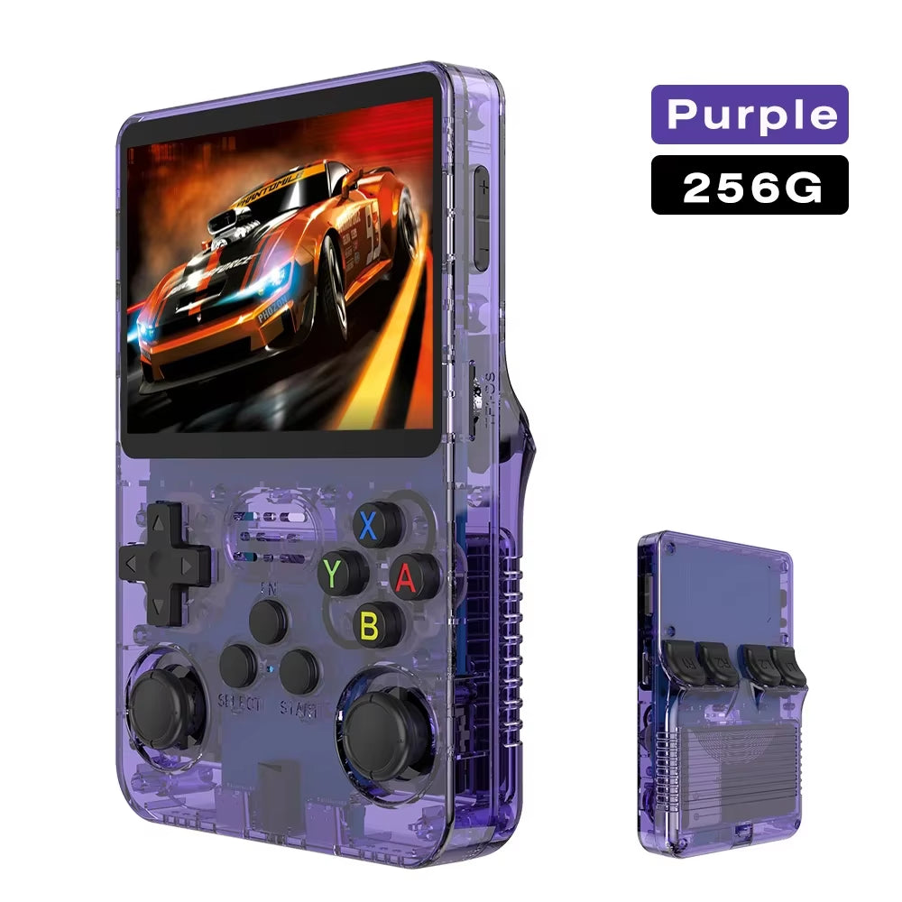 Unleash Nostalgia with the R36S Retro Handheld Game Console – 3.5 Inch IPS Screen & 64GB/128GB of Classic Gaming Awaits!