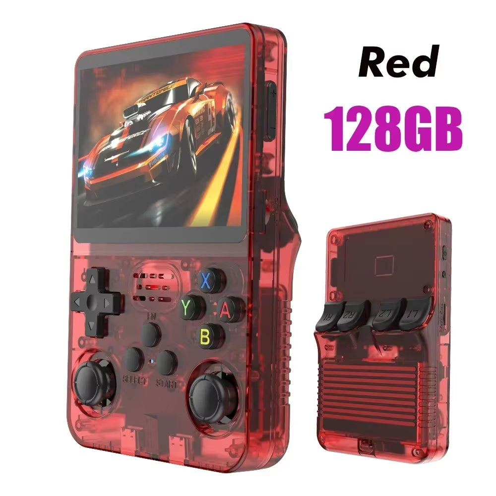 Unleash Nostalgia with the R36S Retro Handheld Game Console – 3.5 Inch IPS Screen & 64GB/128GB of Classic Gaming Awaits!