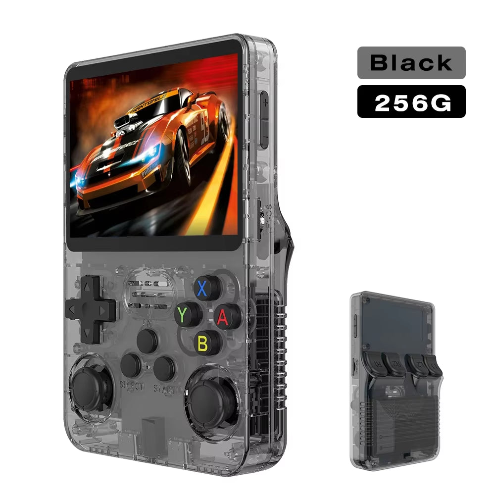 Unleash Nostalgia with the R36S Retro Handheld Game Console – 3.5 Inch IPS Screen & 64GB/128GB of Classic Gaming Awaits!