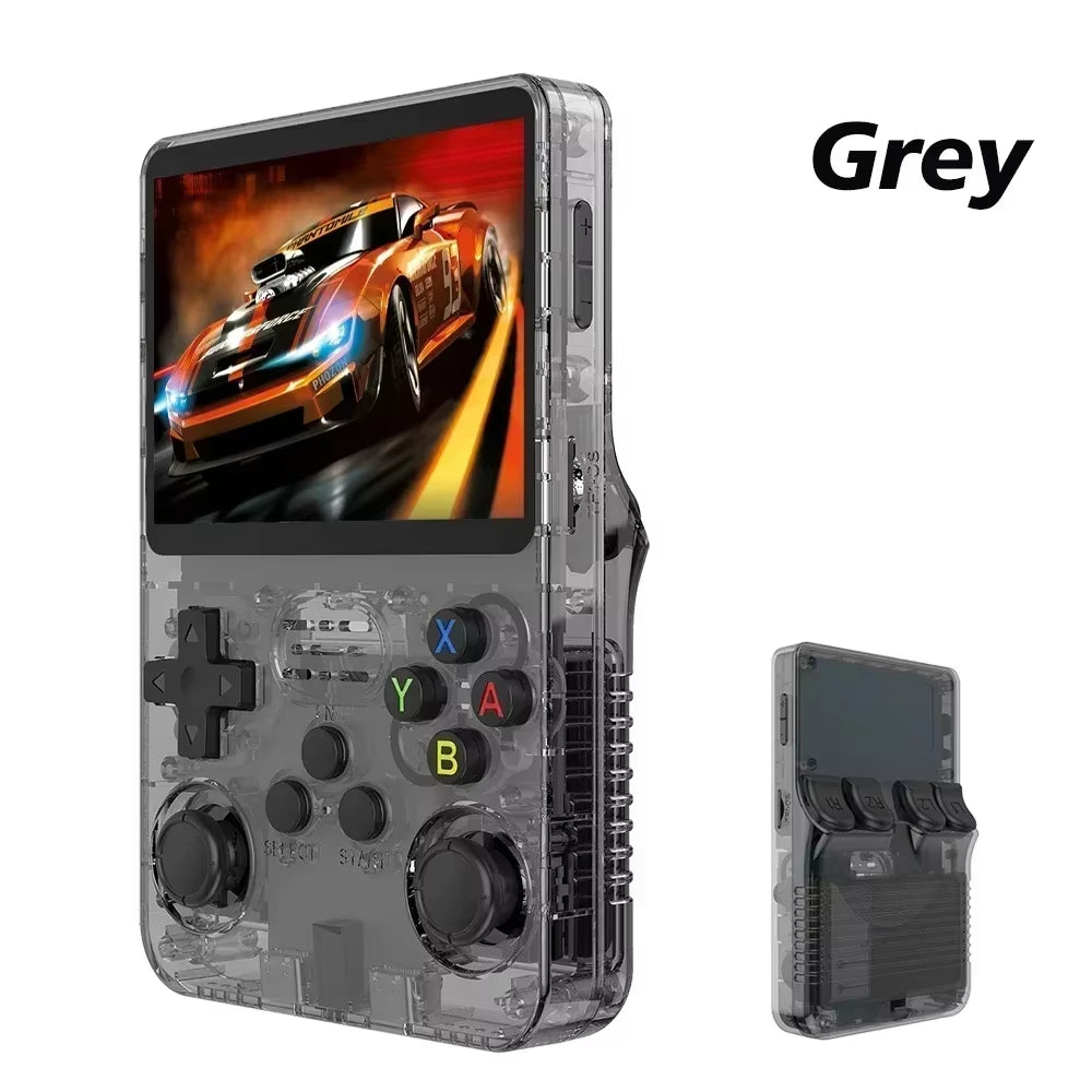 Unleash Nostalgia with the R36S Retro Handheld Game Console – 3.5 Inch IPS Screen & 64GB/128GB of Classic Gaming Awaits!